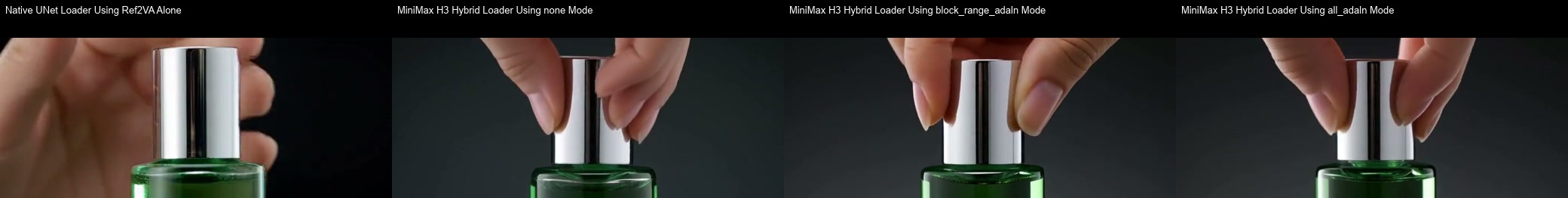 Ref2VA versus hybrid output at 7.5 seconds