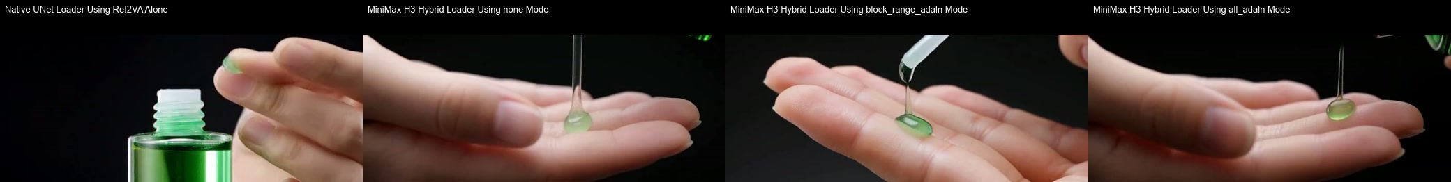Ref2VA versus hybrid output at 9 seconds
