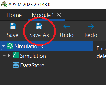 Save as