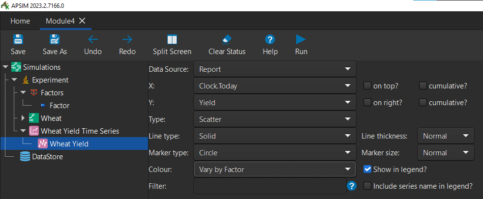 Setup graph