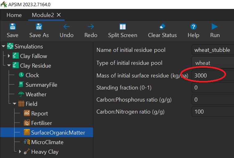 residue variable