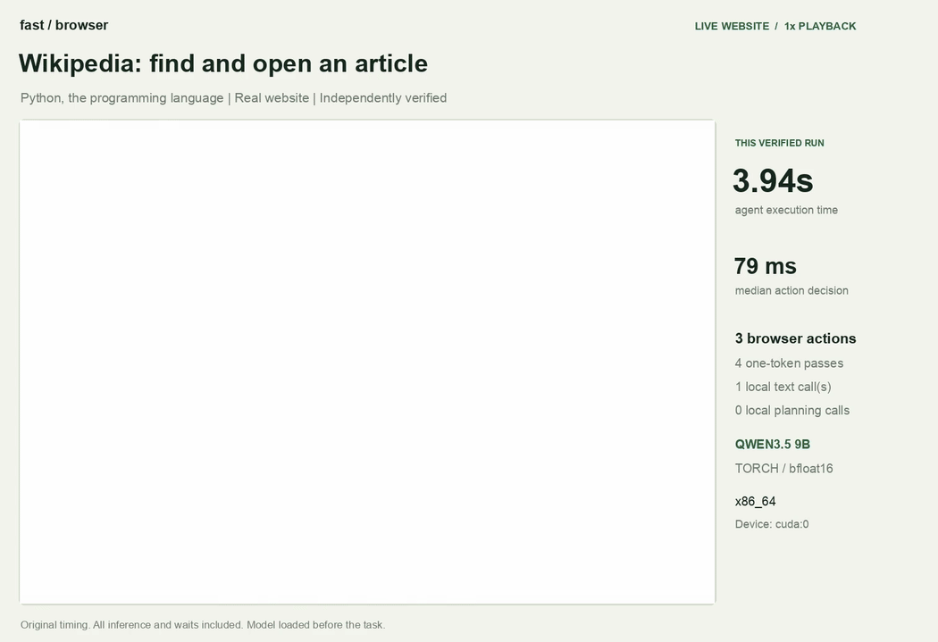 Local Qwen3.5-9B browser run on GPU, 1x real-time original playback