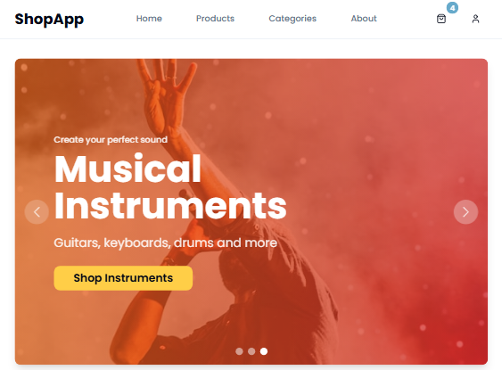 Photo of the E-Commerce Platform