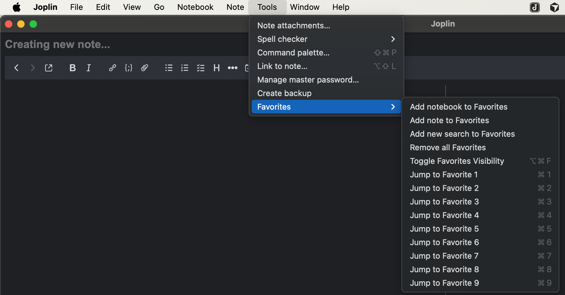 Quick jump keyboard shortcuts (Cmd/Ctrl+1-9)