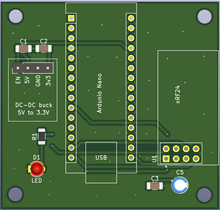 Base station PCB V0.3.1, from the project README