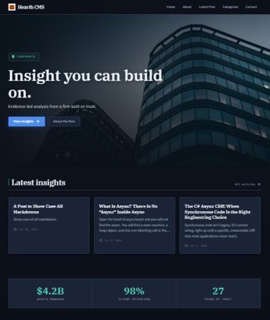 Screenshot - Theme Corporate