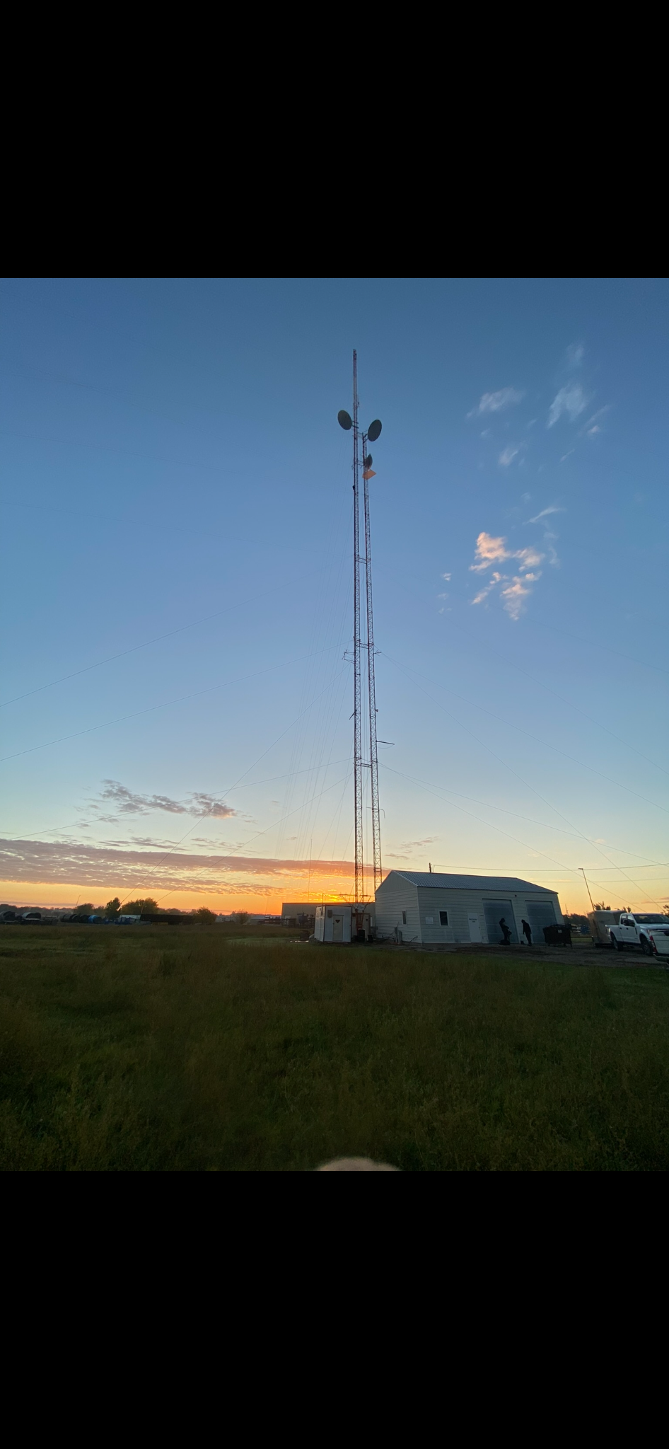 Tower at sunset