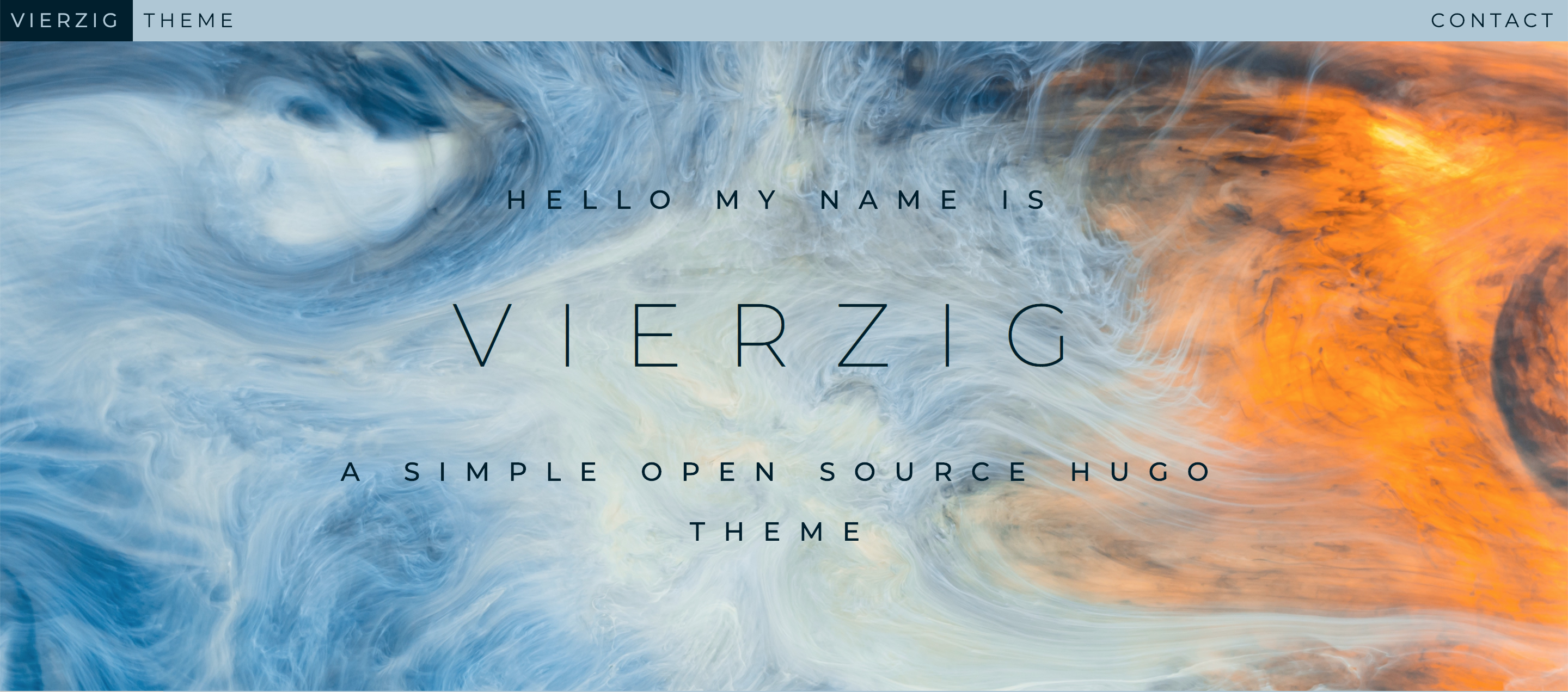 Vierzig Theme Demo Preview