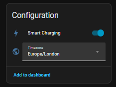 Home Assistant Controls Configuration