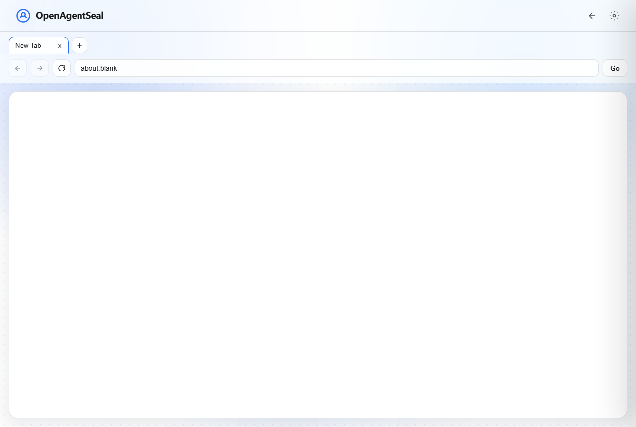 OpenAgentSeal built-in browser