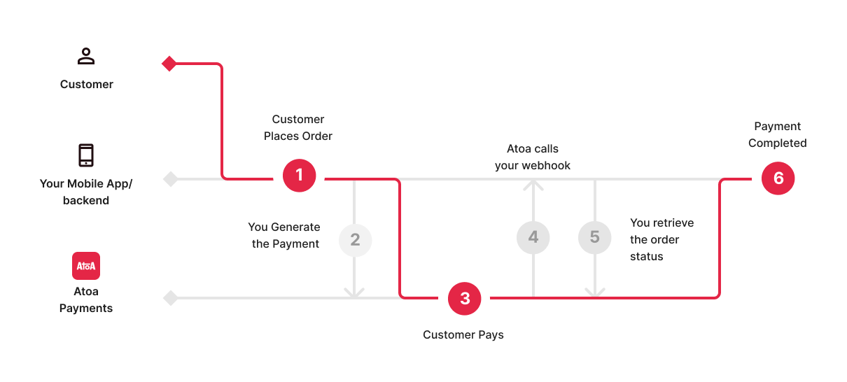 Atoa SDK Flow