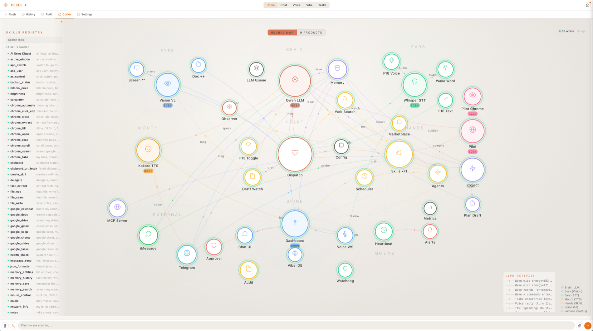 Cortex Neural Map