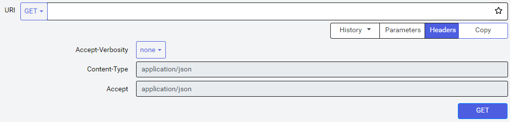 API console