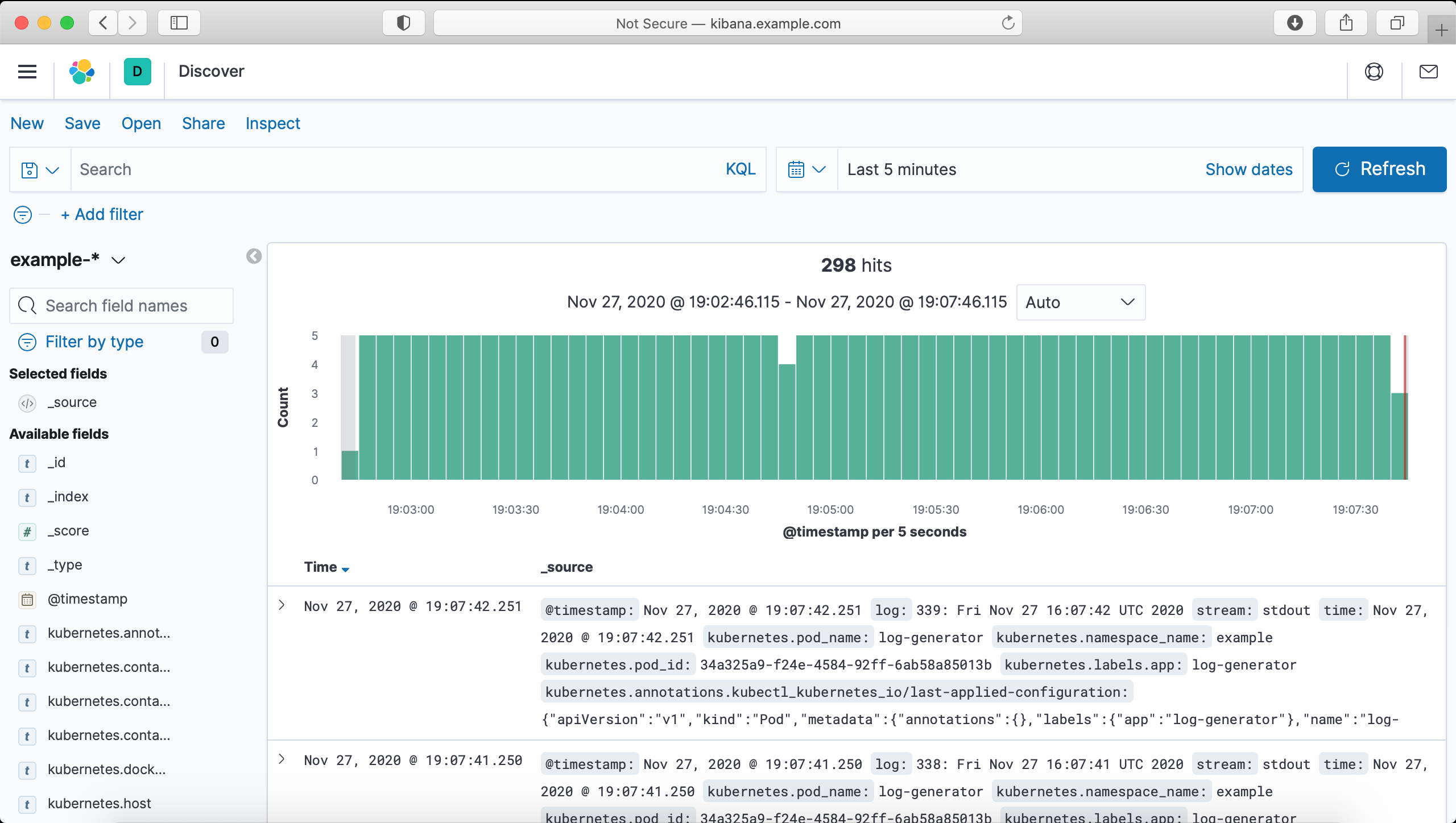 kibana-discover