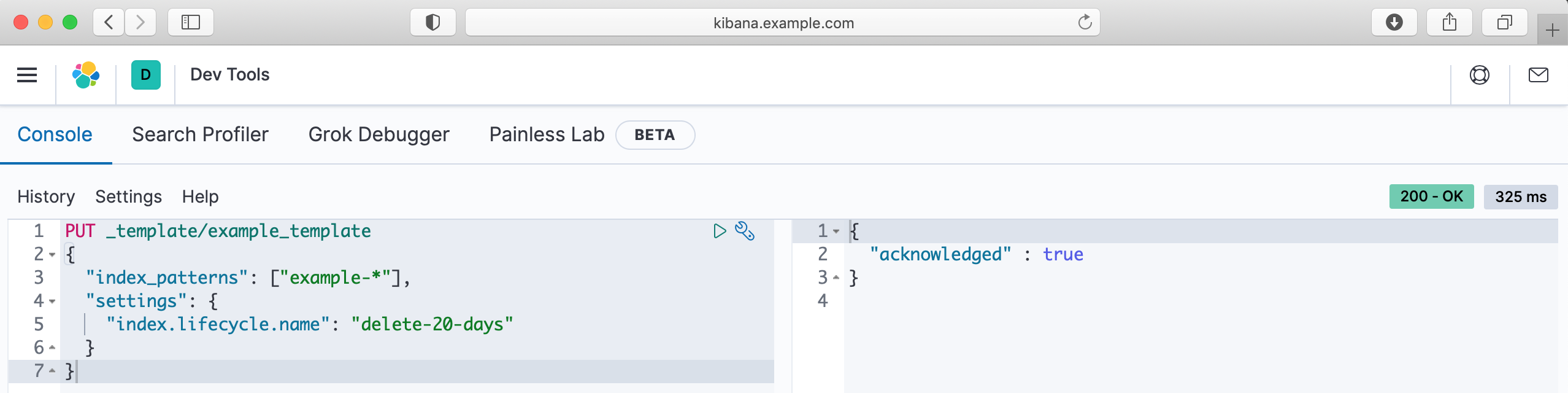 kibana-index-template