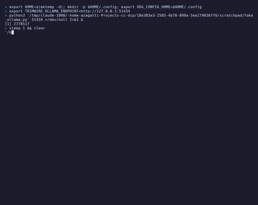 trimwire summarizer setup