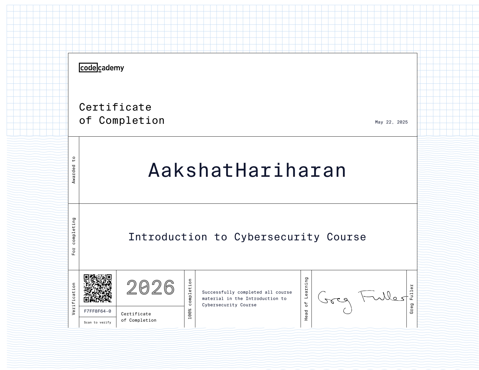Introduction to Cybersecurity