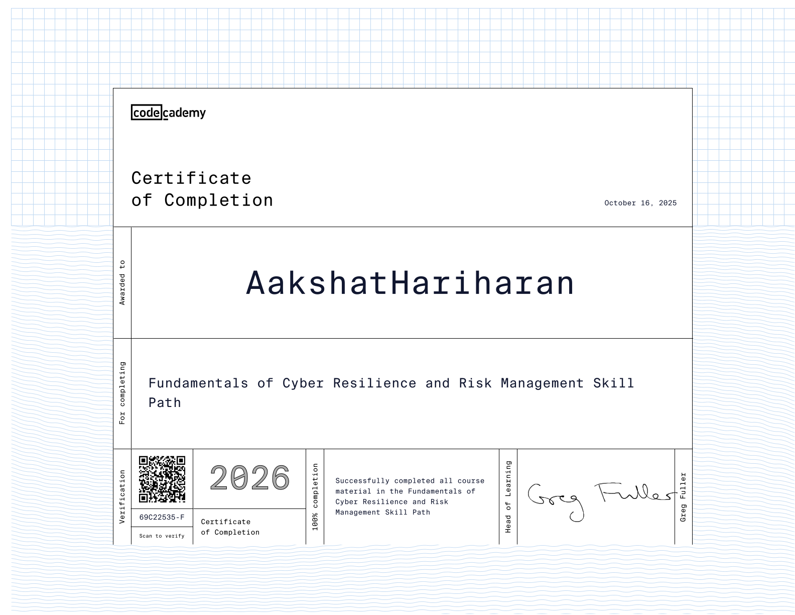 Fundamentals of Cyber Resilience and Risk Management