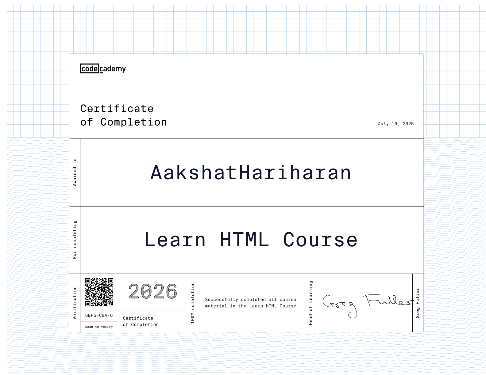 Learn HTML