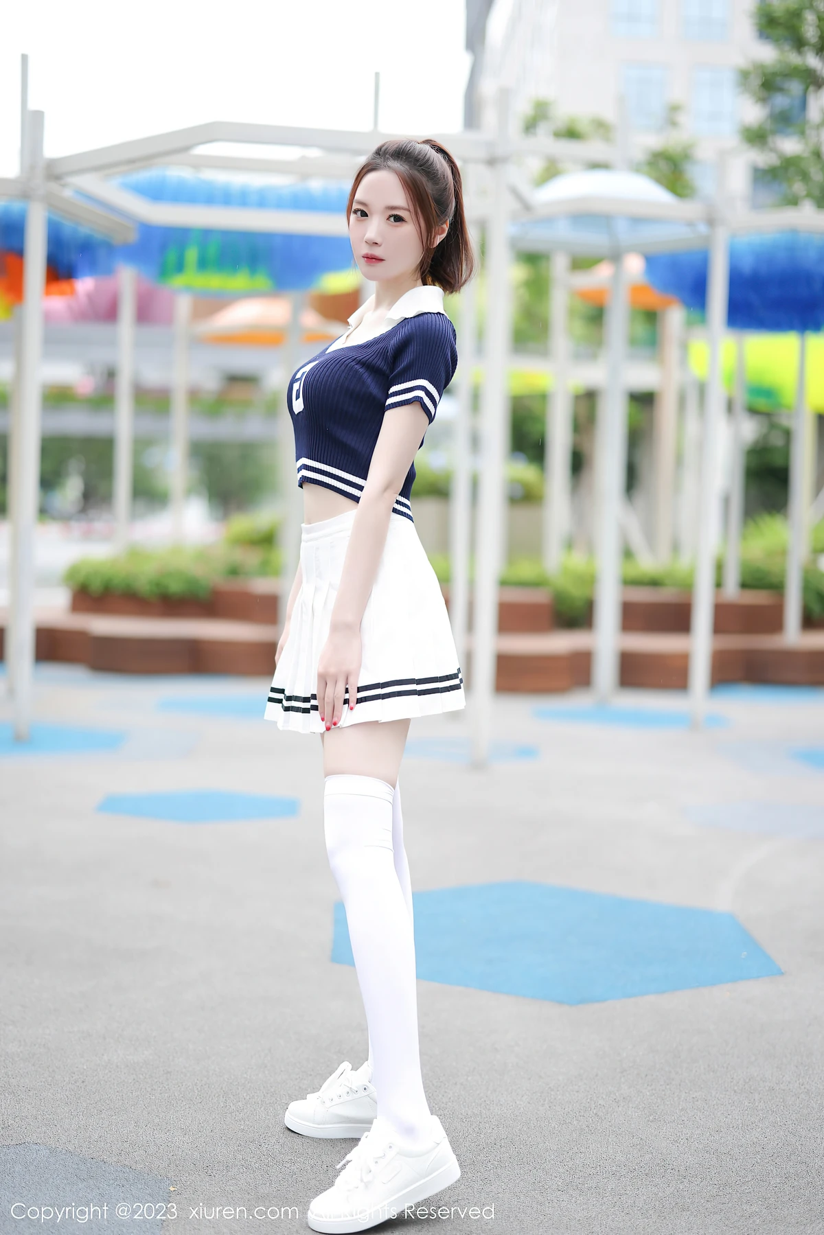 No.7416梦心玥：81P足料暴击！DJ圈吸睛写真范本，运动+蕾丝双风格拿捏客户目光 - 1