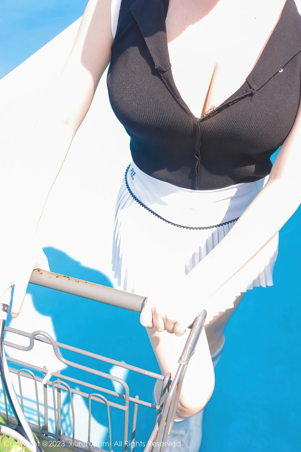 XiuRen No.7467 豆瓣酱网球风写真:80P帧帧戳中客户的魅力暴击,模特作品集必加素材! - 1