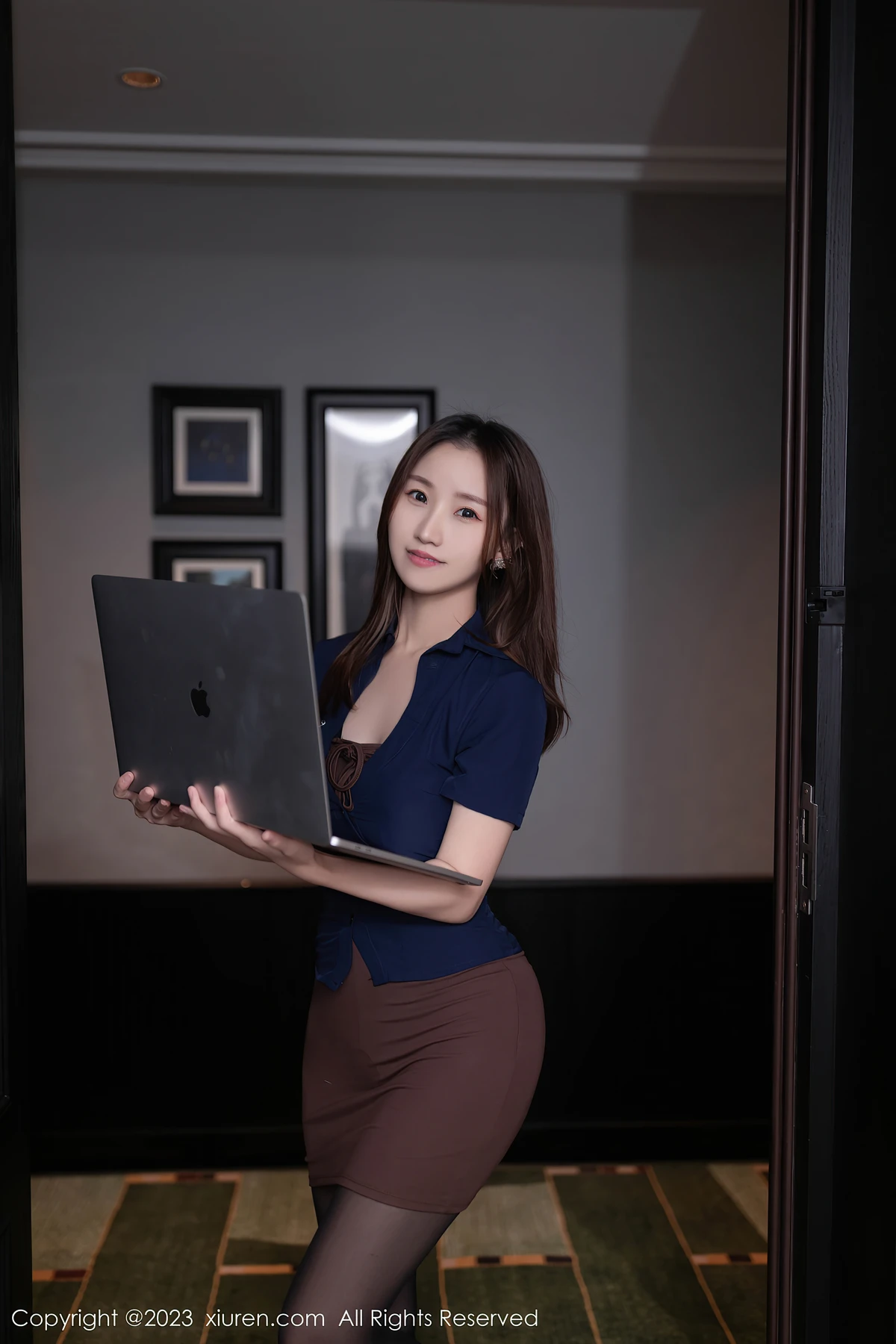 杏子Yada XiuRen No.7417 85P黑纱透感写真！舞蹈主播同款魅力拉满 - 1