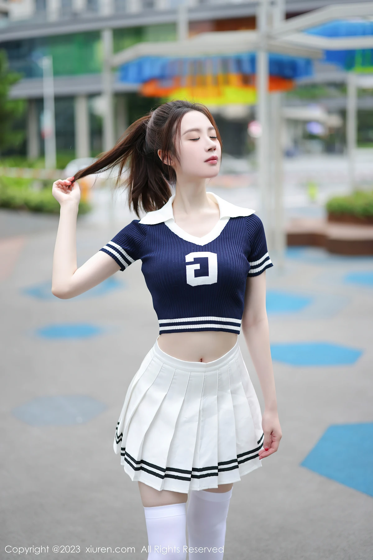 No.7416梦心玥：81P足料暴击！DJ圈吸睛写真范本，运动+蕾丝双风格拿捏客户目光 - 2