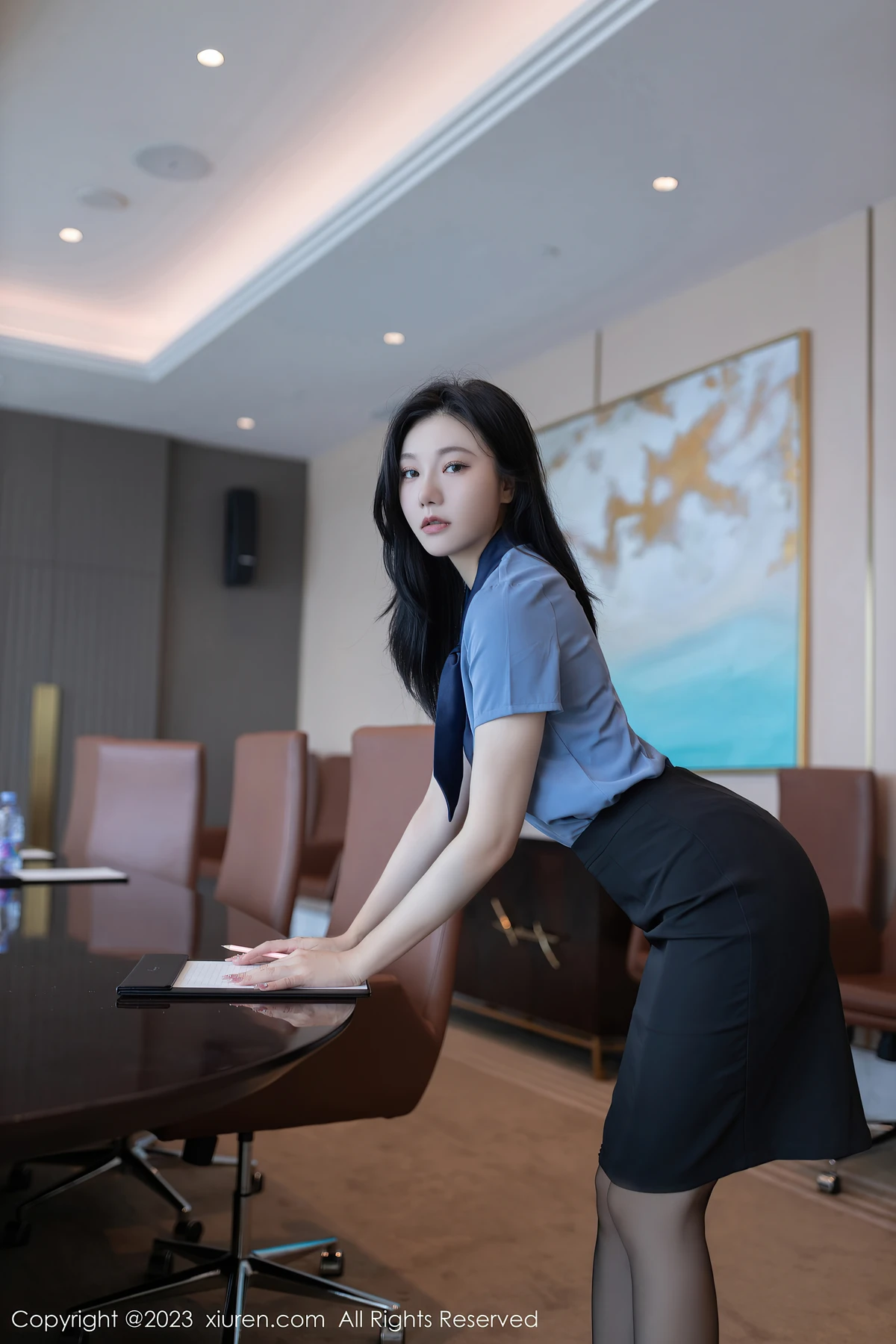 No.7409 安然anran OL黑丝写真 酒吧DJ必入！解锁吸睛密码，客户邀约翻倍 - 2