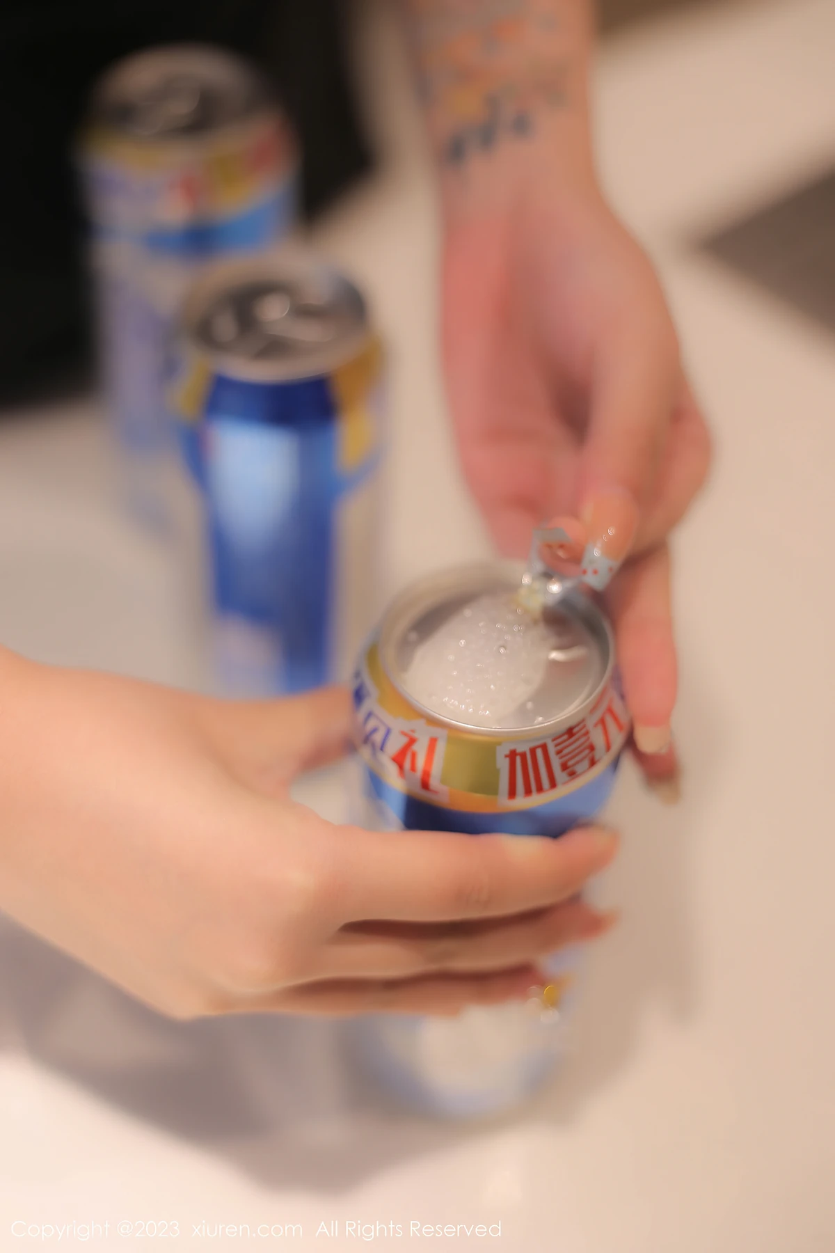 XiuRen No.7437江真真：浴室薄纱黑丝写真，解锁你的魅力吸睛密码 - 4