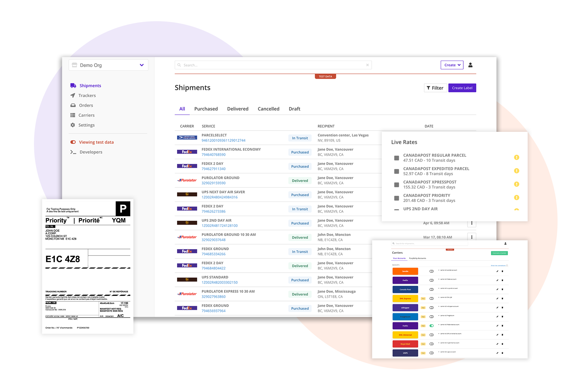 Karrio Dashboard