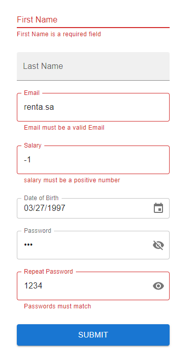 Basic Form Example