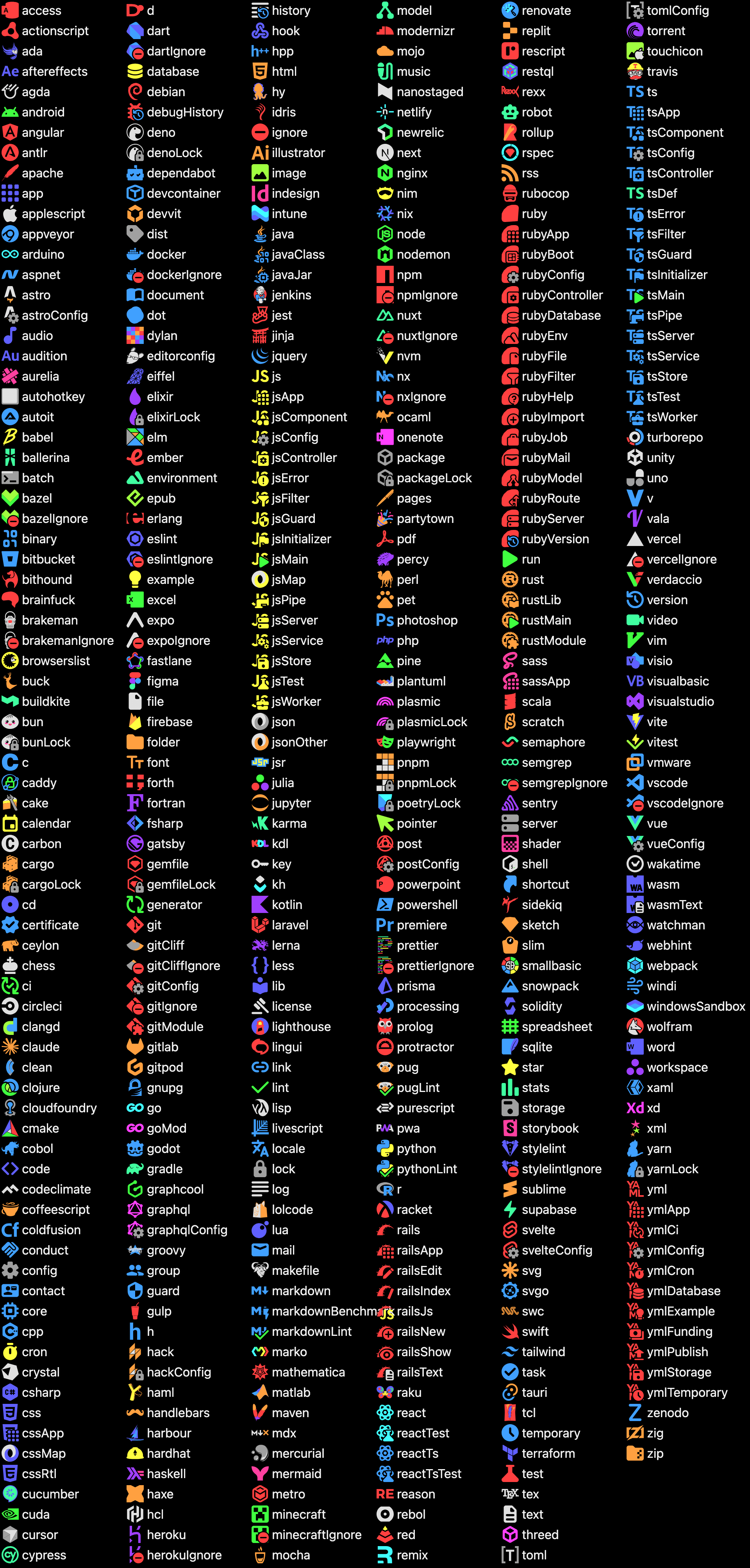 Horizon Files Icons