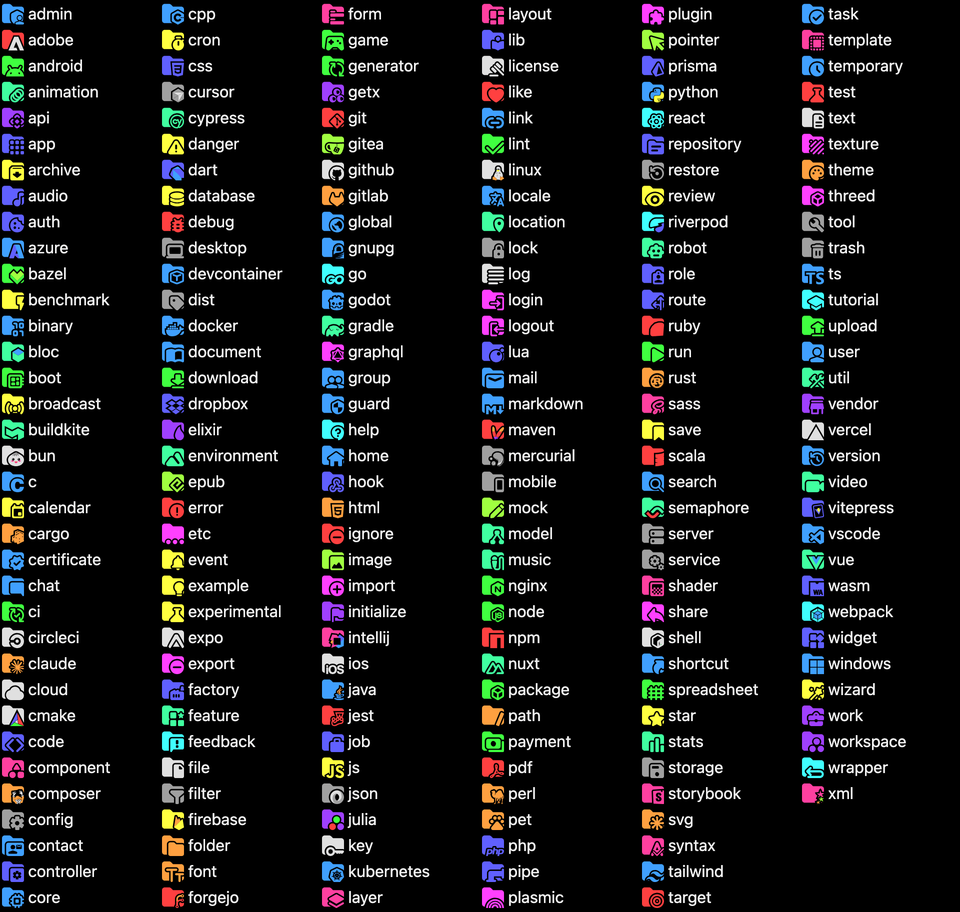 Horizon Folder Icons