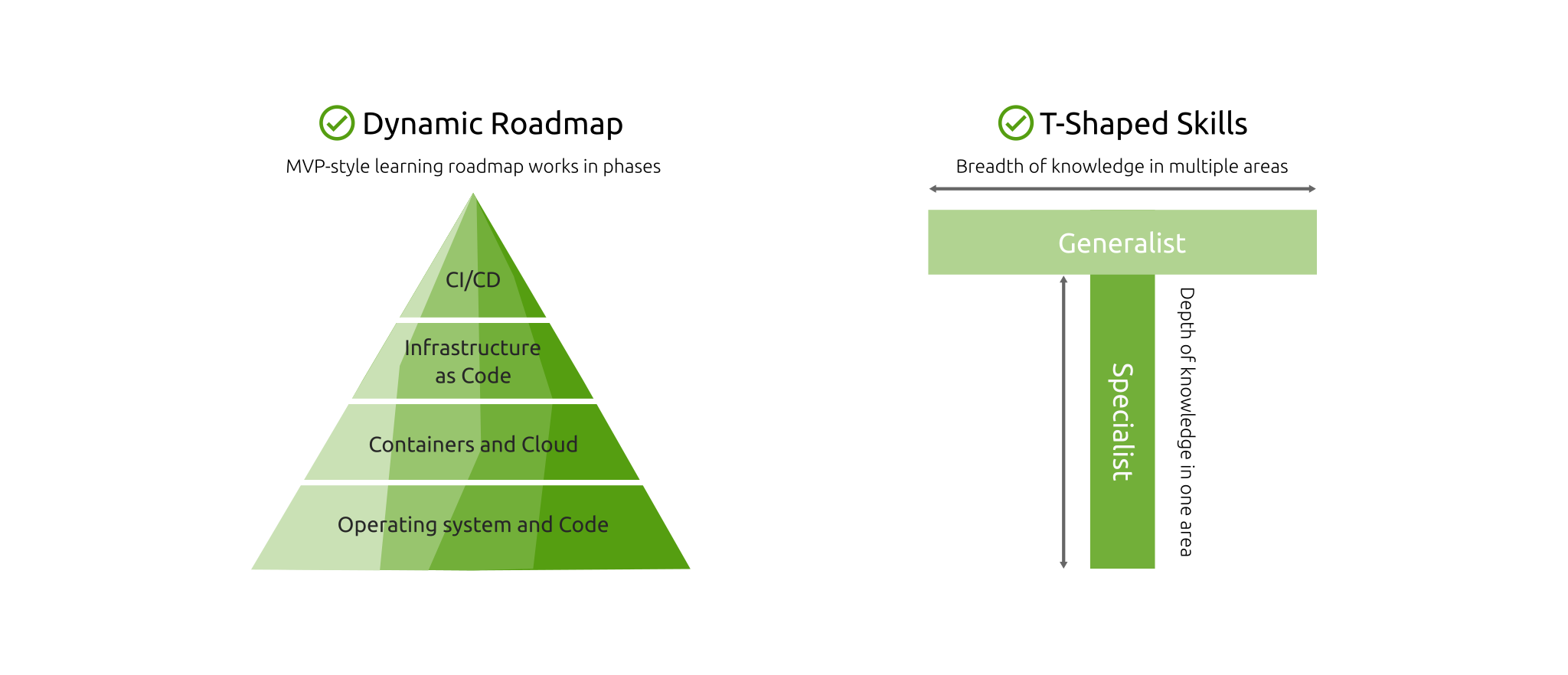 Dynamic MVP-style roadmap Good and Bad