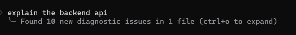 Tau reporting new diagnostics from the language server
