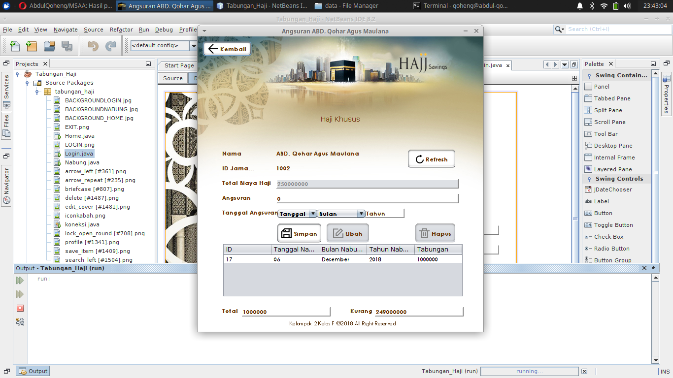 GitHub - AbdulQoheng/Tabungan-Haji: Hasil project dari belajar ...