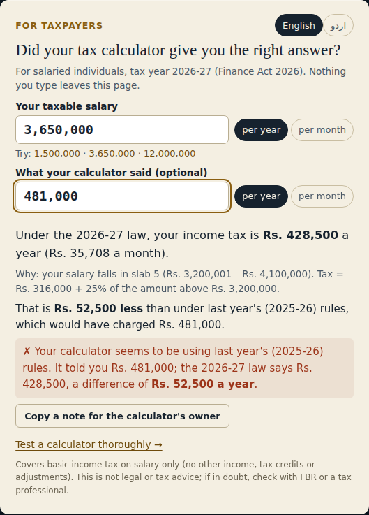 CivicProbe taxpayer check