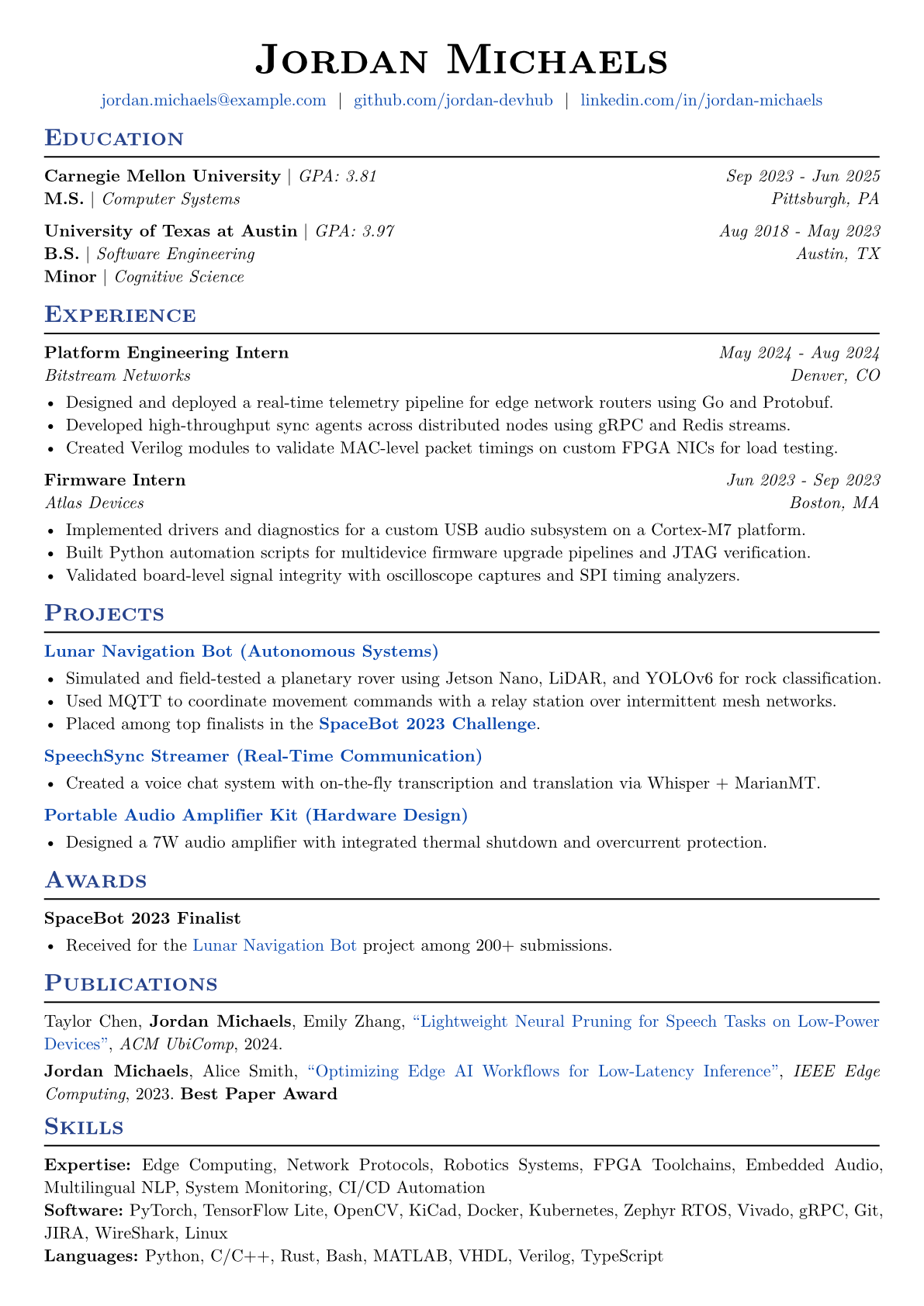 Example Resume