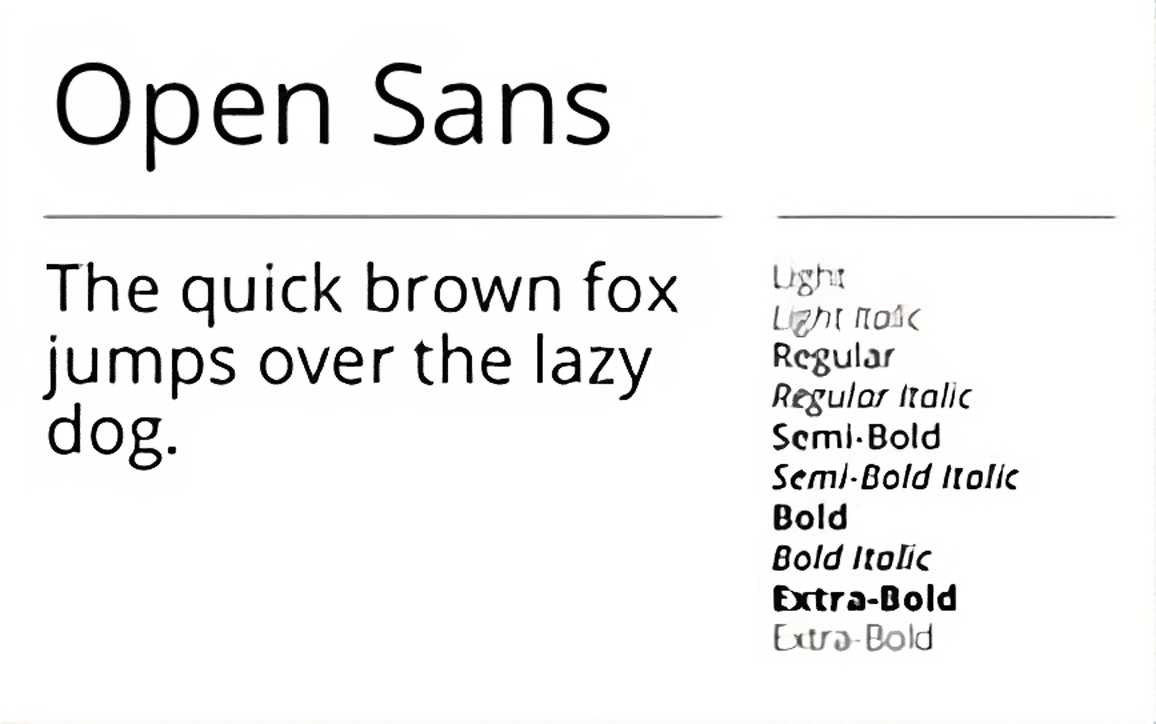 sans serif fonts