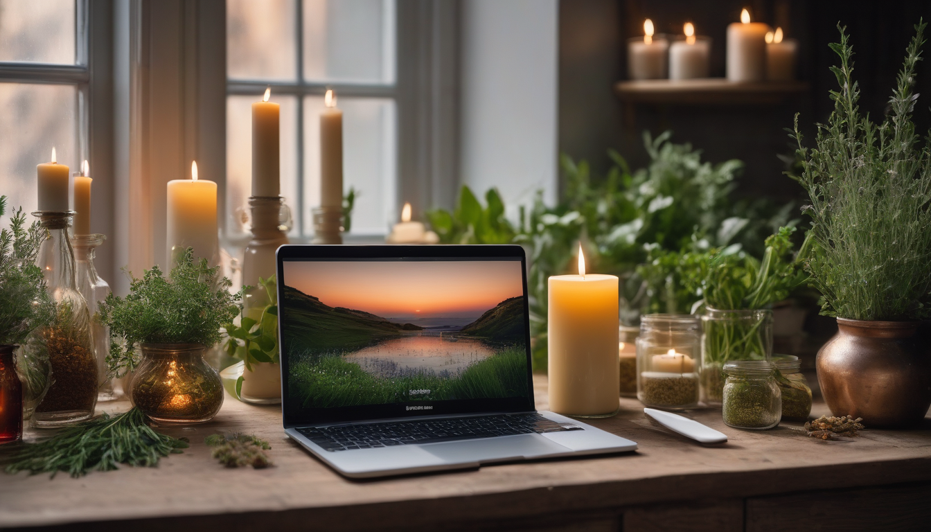 ai generated pc sits lonely on a desk