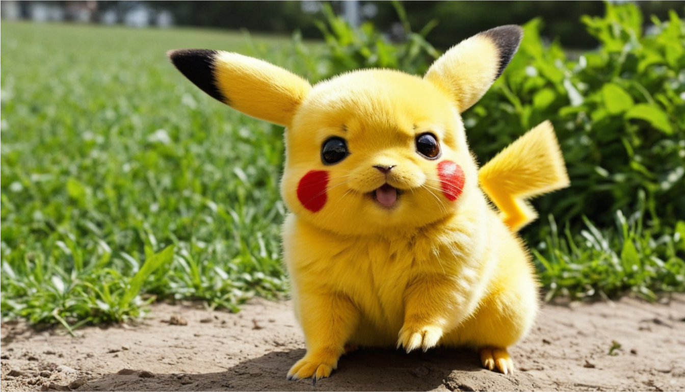 realistic picachu