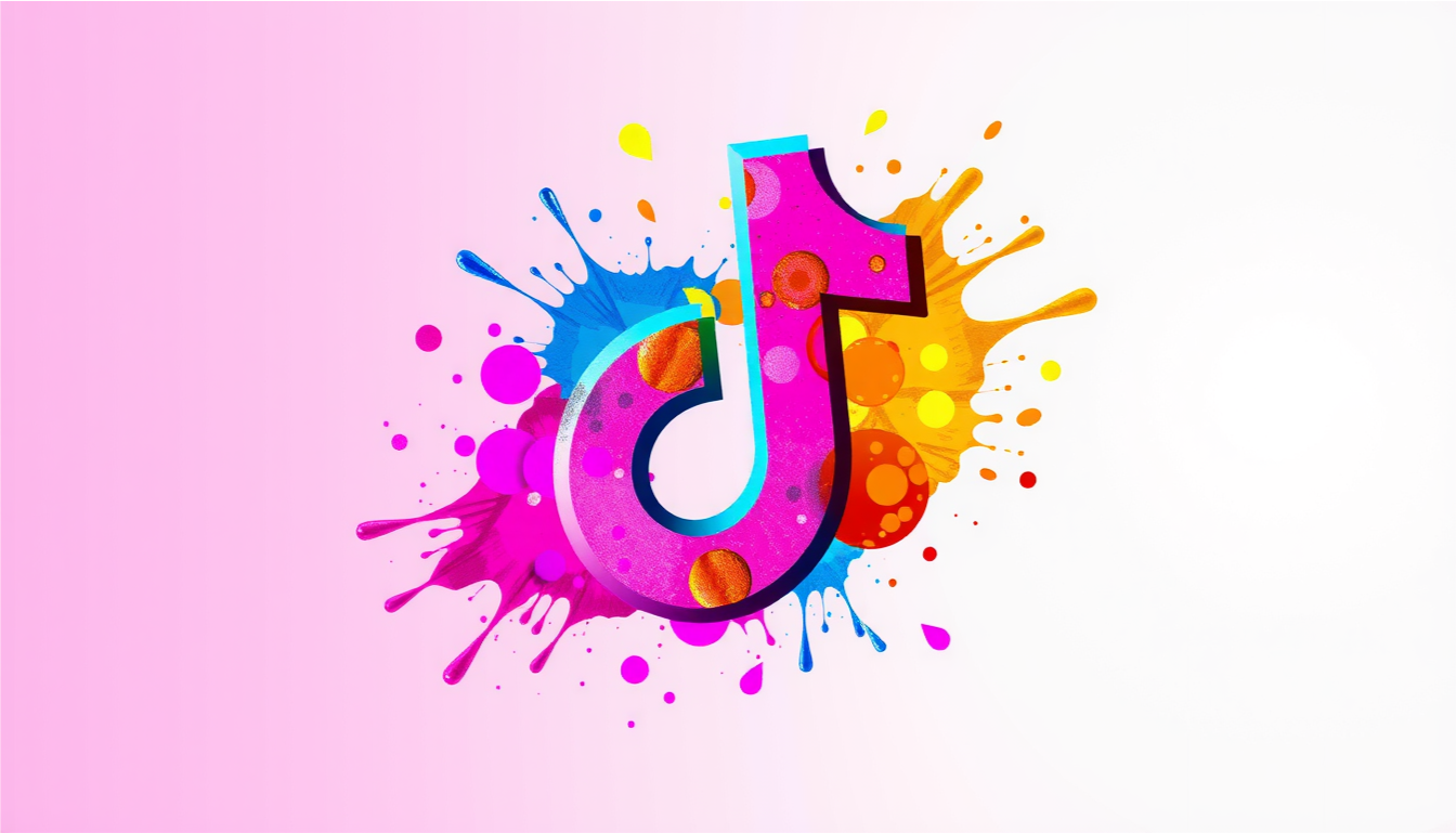 colorful tiktok logo