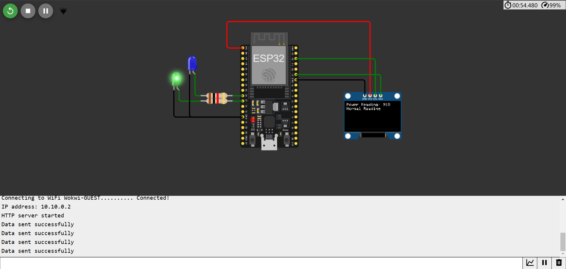 Circuit Simulation For Normal Reading