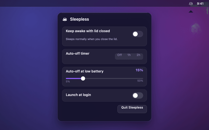Sleepless screenshot 2
