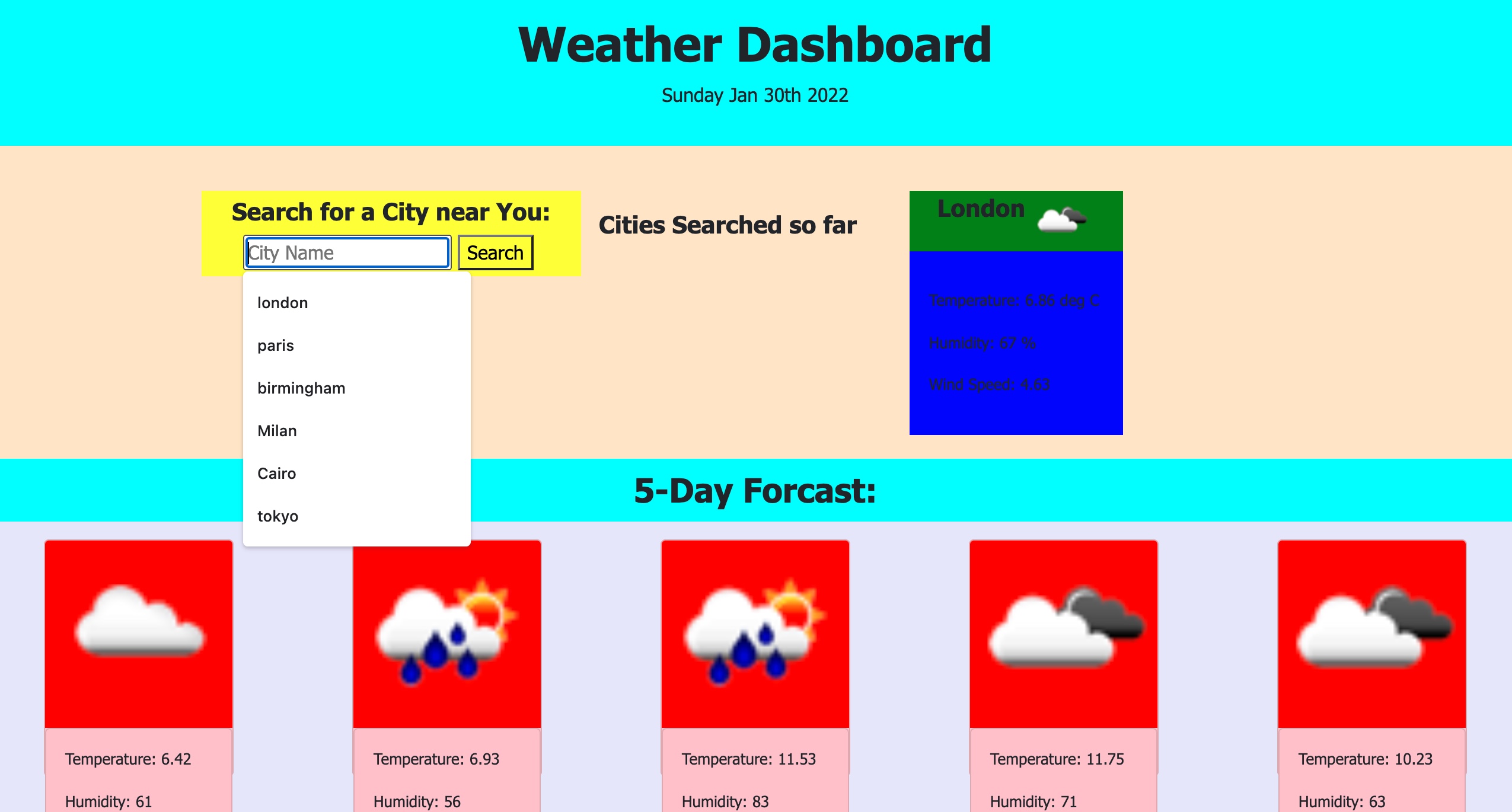 Image of weatherdashboard