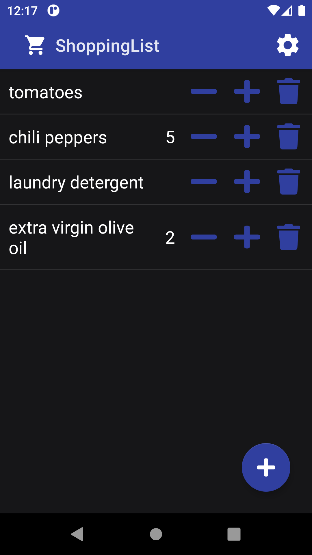 Screenshot 3 of ShoppingList — opens full size