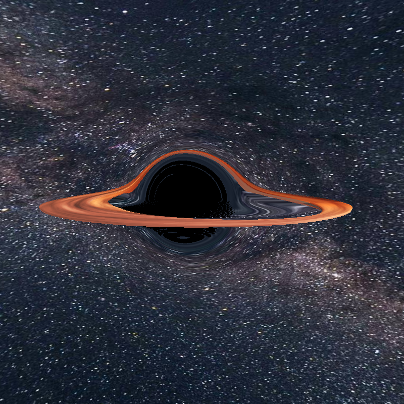 Kerr Black Hole simulation