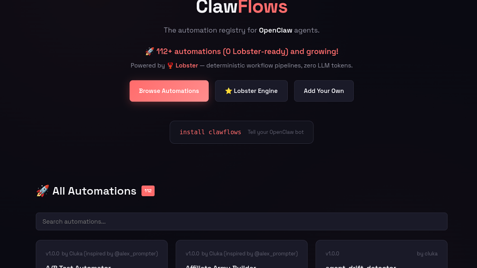 ClawFlows
