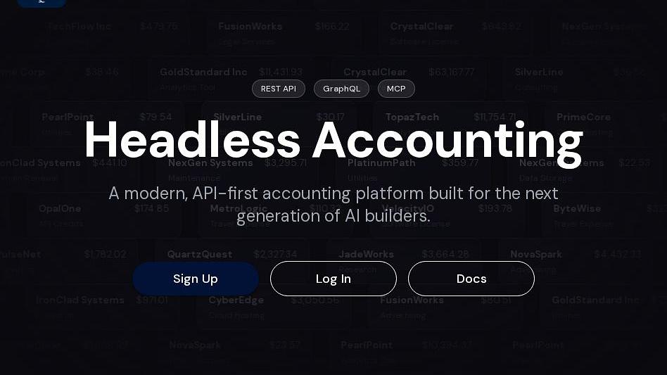 Crane Ledger | Headless Accounting for AI