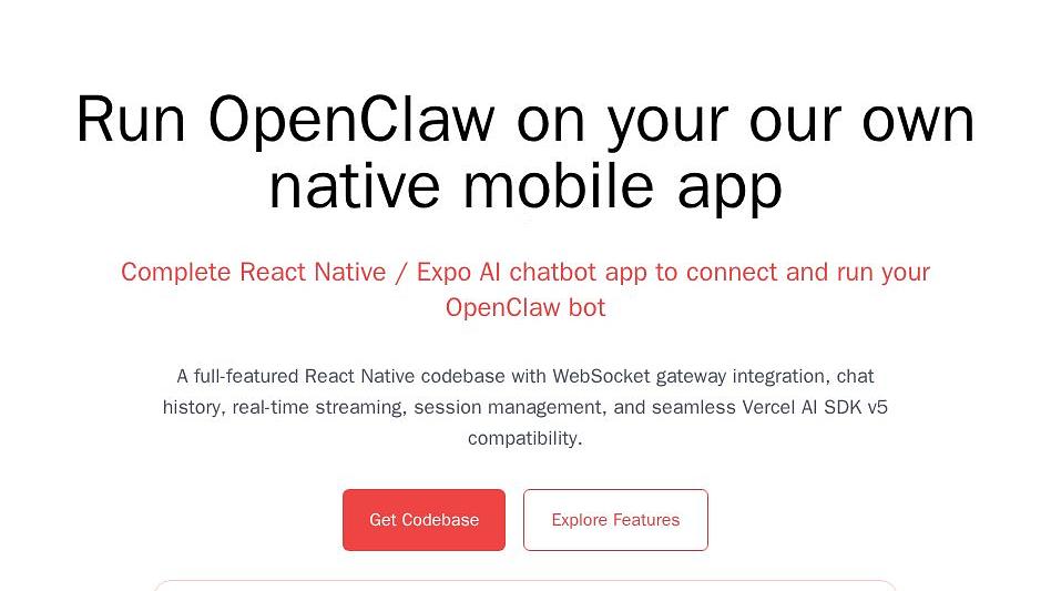 React Native OpenClaw SDK